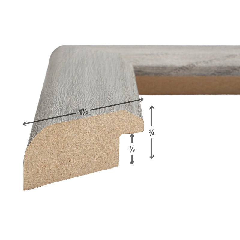 Craig Frames 220030 Arthur Picture Frame, 20" x 27", Gray Barnwood - Image 4